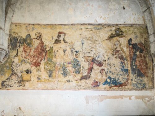 Adoration des mages XVIe église de Saint-Laurent-la-ROche